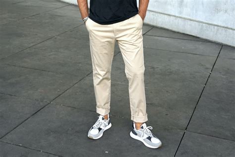 trainers with chinos
